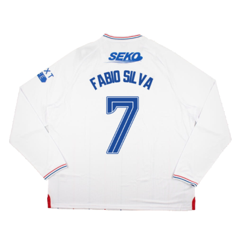 2023-2024 Rangers Long Sleeve Away Shirt (Fabio Silva 7)