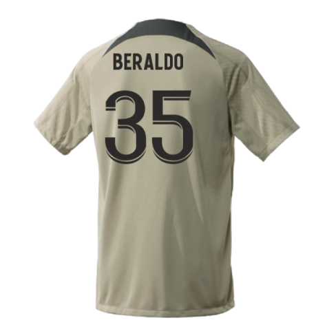 2023-2024 PSG Training Shirt (Stone) (Beraldo 35)