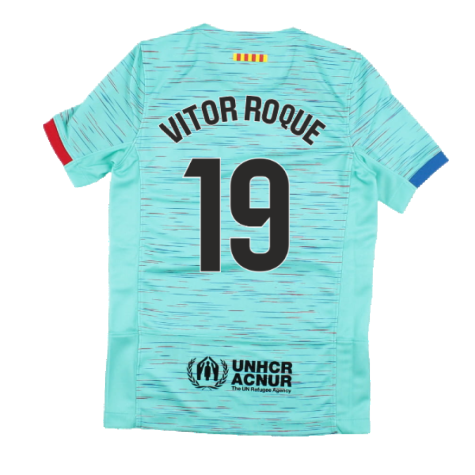 2023-2024 Barcelona Third Shirt (Kids) (Vitor Roque 19)