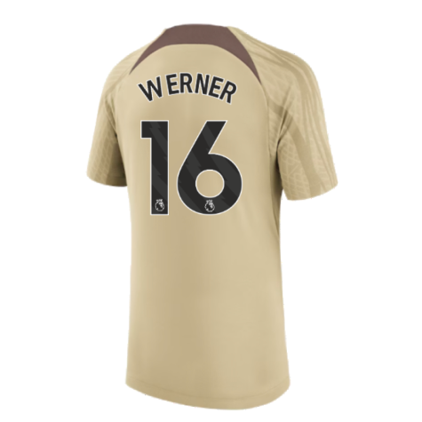2023-2024 Tottenham Training Shirt (Gold) - Kids (Werner 16)