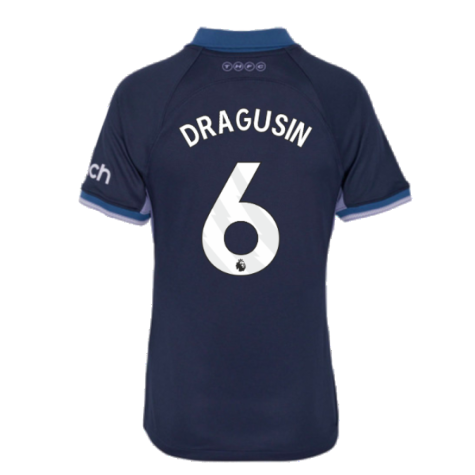 2023-2024 Tottenham Hotspur Away Shirt (Womens) (Dragusin 6)