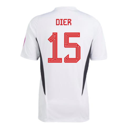 2023-2024 Bayern Munich Training Shirt (White) (Dier 15)