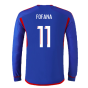 2023-2024 Olympique Lyon Long Sleeve Away Shirt (Fofana 11)