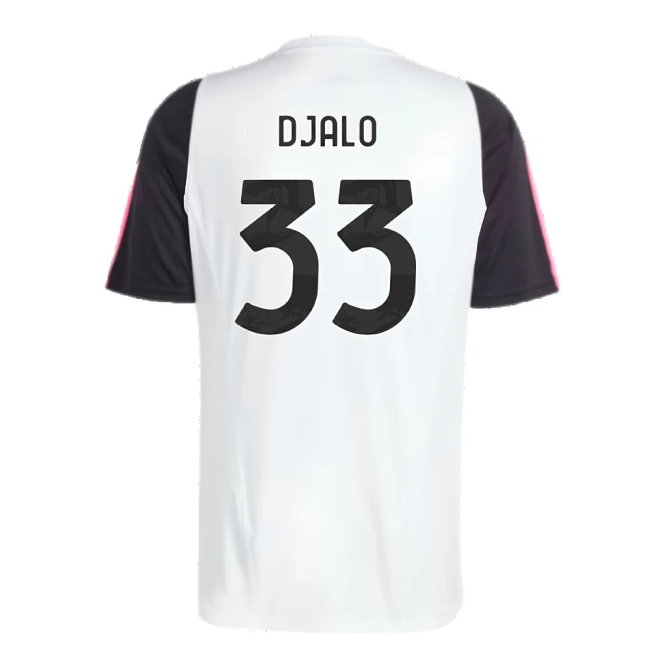 2023-2024 Juventus Training Shirt (White) (Djalo 33)