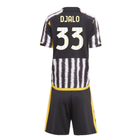 2023-2024 Juventus Home Mini Kit (Djalo 33)