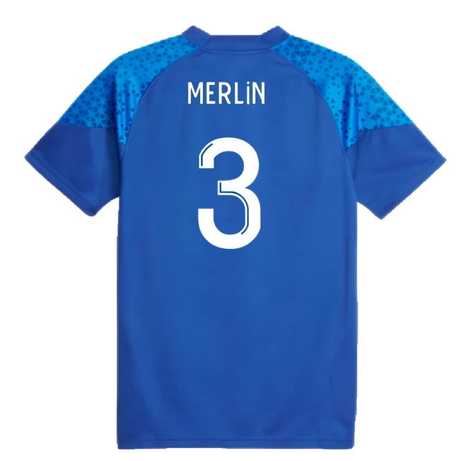 2023-2024 Marseille Training Jersey (Blue) (Merlin 3)