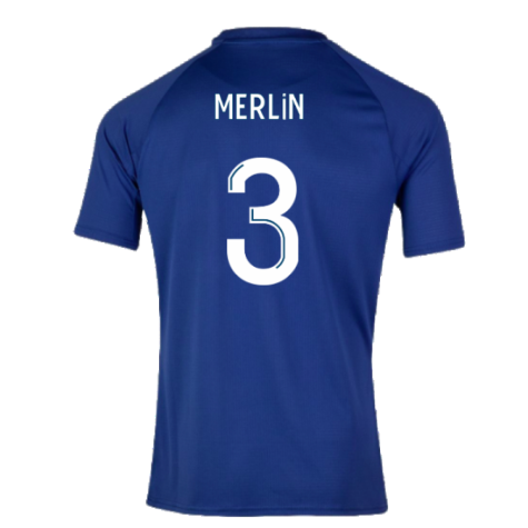 2023-2024 Marseille Pre-Match Jersey (Blue) (Merlin 3)