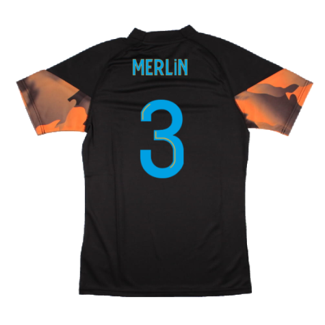 2023-2024 Marseille Training Jersey (Black) (Merlin 3)