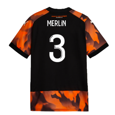 2023-2024 Marseille Third Shirt (Kids) (Merlin 3)