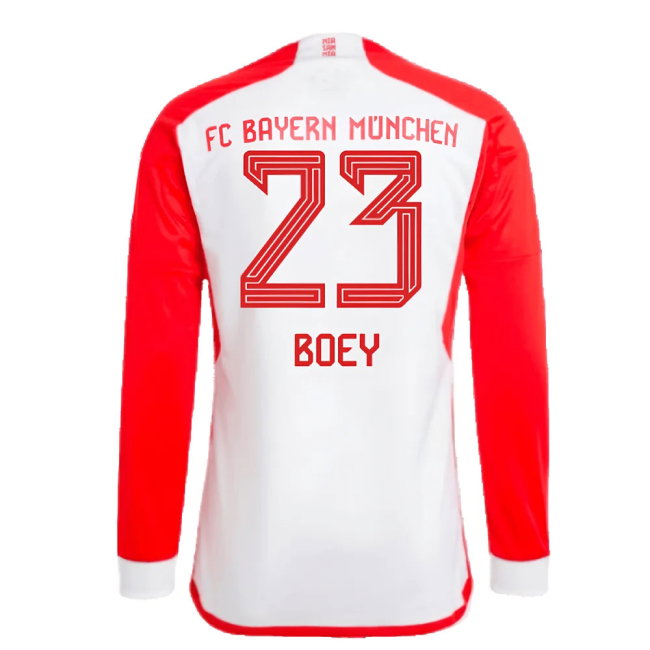 2023-2024 Bayern Munich Long Sleeve Home Shirt (Boey 23)