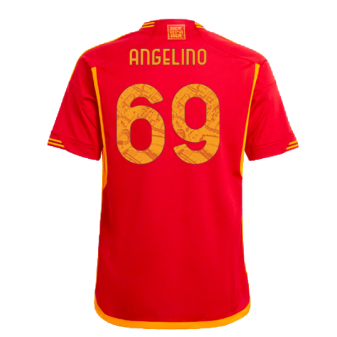 2023-2024 Roma Home Shirt (Kids) (Angelino 69)