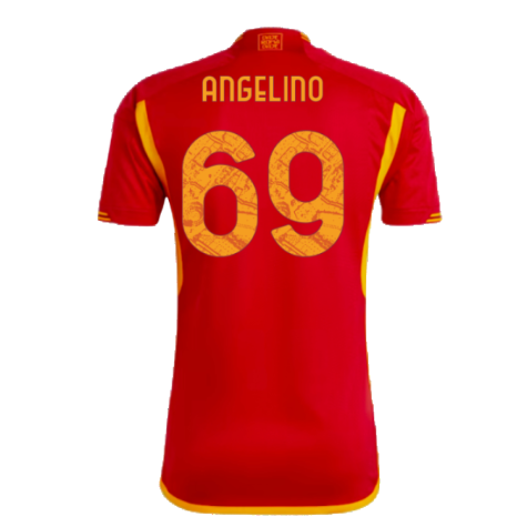 2023-2024 AS Roma Home Shirt (Angelino 69)
