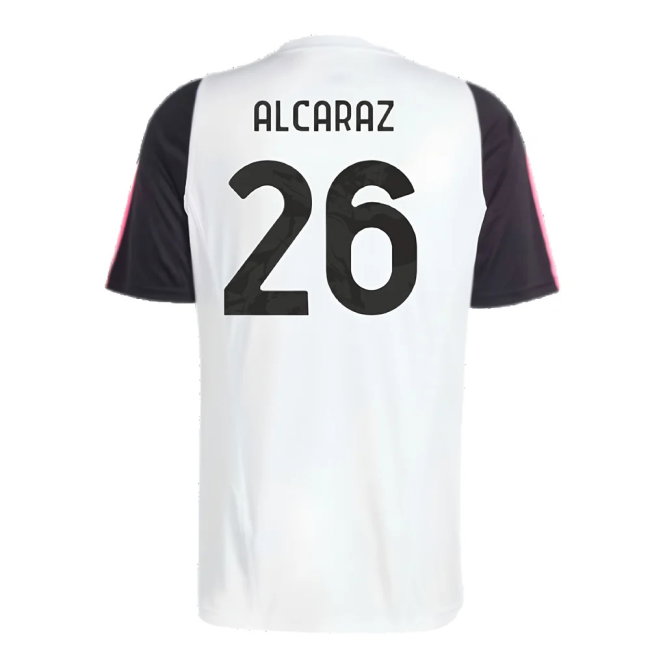 2023-2024 Juventus Training Shirt (White) (Alcaraz 26)