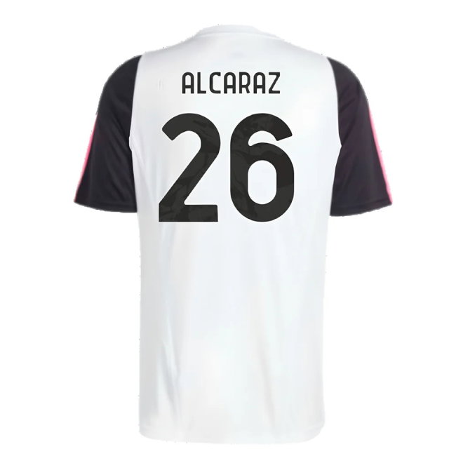 2023-2024 Juventus Training Shirt (White) (Alcaraz 26)