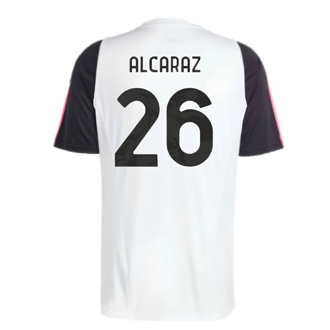2023-2024 Juventus Training Shirt (White) (Alcaraz 26)