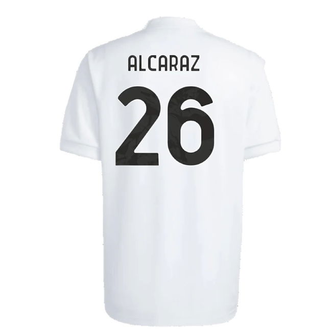 2023-2024 Juventus Icon Jersey (White) (Alcaraz 26)