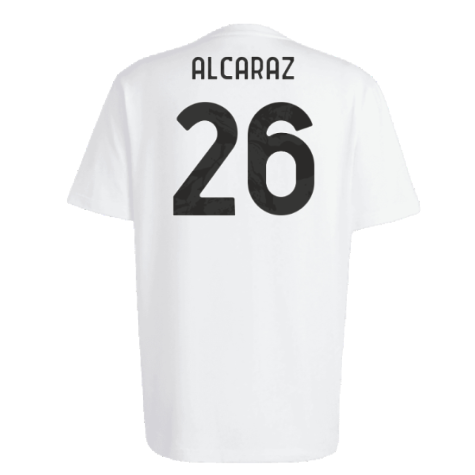 2023-2024 Juventus Chinese Story Tee (White) (Alcaraz 26)