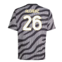 2023-2024 Juventus Pre-Match Shirt (Black) - Kids (Alcaraz 26)