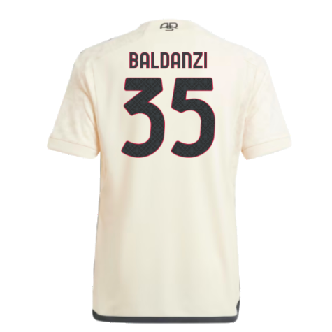 2023-2024 Roma Away Shirt (Kids) (Baldanzi 35)