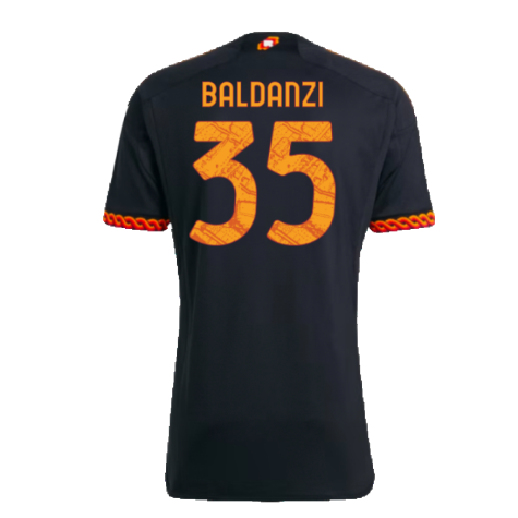 2023-2024 AS Roma Third Shirt (Baldanzi 35)
