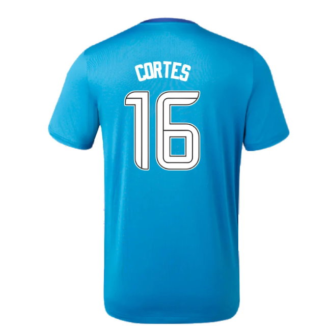 2023-2024 Rangers Players Training Tee (Deep Water) (Cortes 16)
