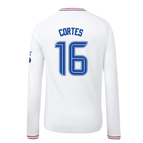 2023-2024 Rangers Away Long Sleeve Shirt (Kids) (Cortes 16)