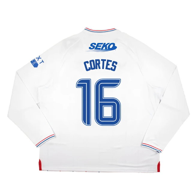 2023-2024 Rangers Long Sleeve Away Shirt (Cortes 16)