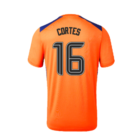 2023-2024 Rangers Players Third Match Day Tee (Orange) (Cortes 16)