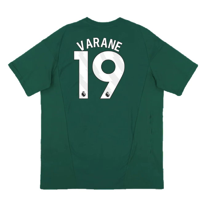2023-2024 Man Utd Training Tee (Green) (Varane 19)