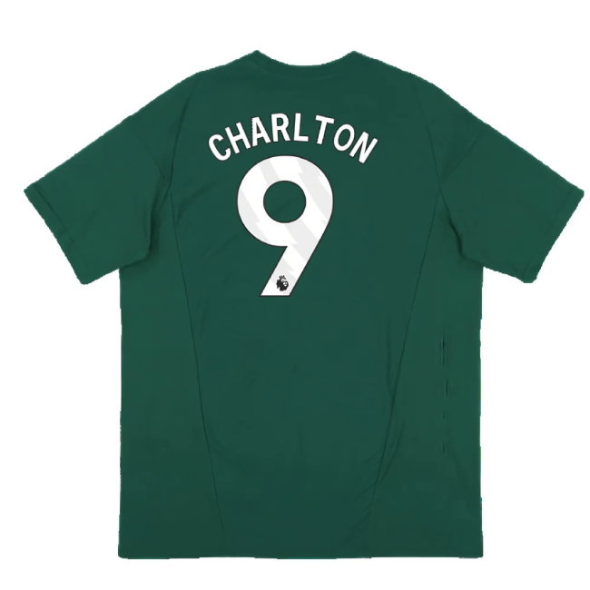 2023-2024 Man Utd Training Tee (Green) (Charlton 9)