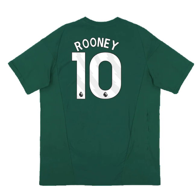 2023-2024 Man Utd Training Tee (Green) (Rooney 10)