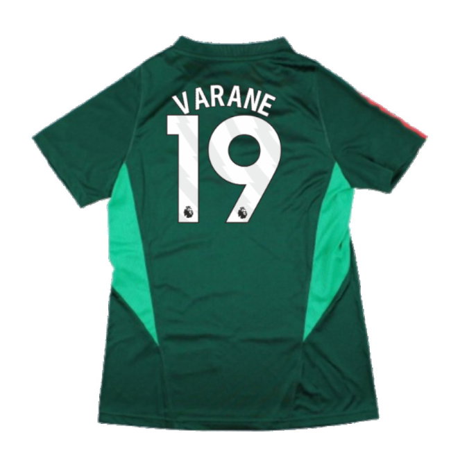 2023-2024 Man Utd Training Shirt (Green) - Ladies (Varane 19)