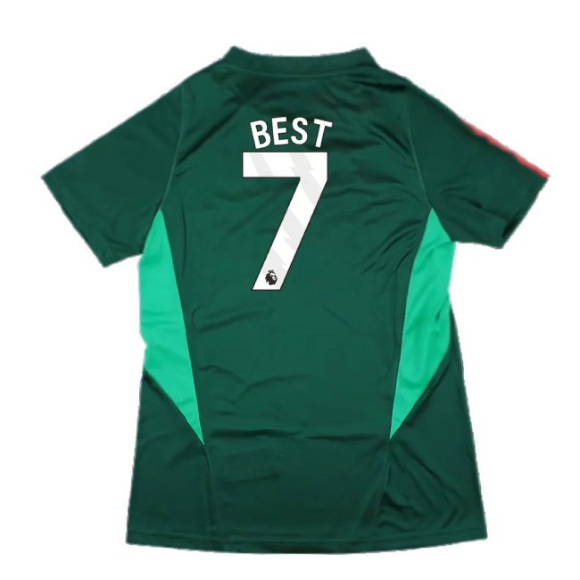 2023-2024 Man Utd Training Shirt (Green) - Ladies (Best 7)