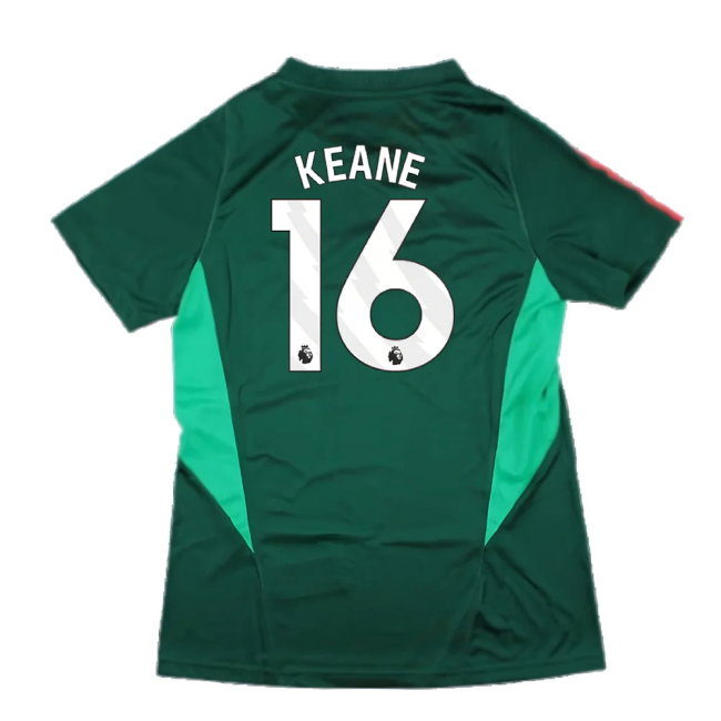 2023-2024 Man Utd Training Shirt (Green) - Ladies (Keane 16)