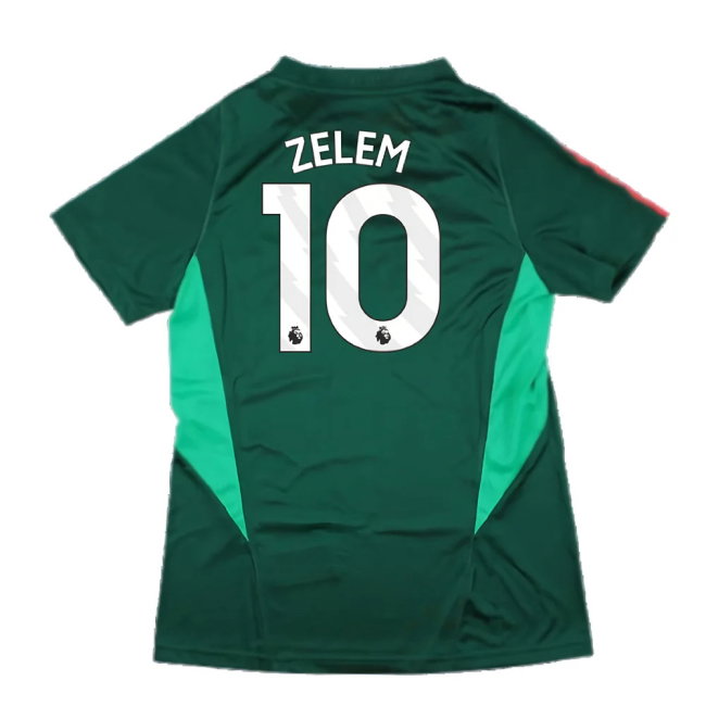 2023-2024 Man Utd Training Shirt (Green) - Ladies (Zelem 10)