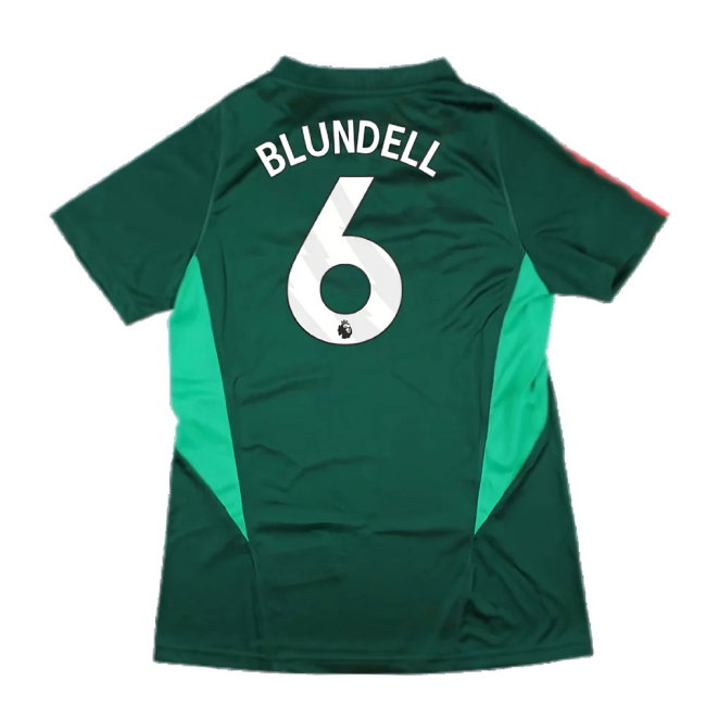 2023-2024 Man Utd Training Shirt (Green) - Ladies (Blundell 6)