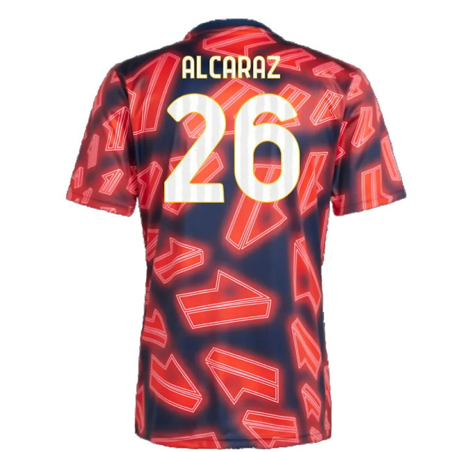 2023-2024 Juventus Pre Match Shirt (Night Indigo) (Alcaraz 26)