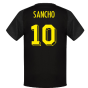 2023-2024 Borussia Dortmund Casuals Tee (Black) (Sancho 10)