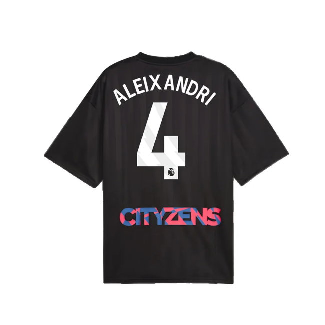 2023-2024 Man City FtblNrgy Jersey (Black) (Aleixandri 4)