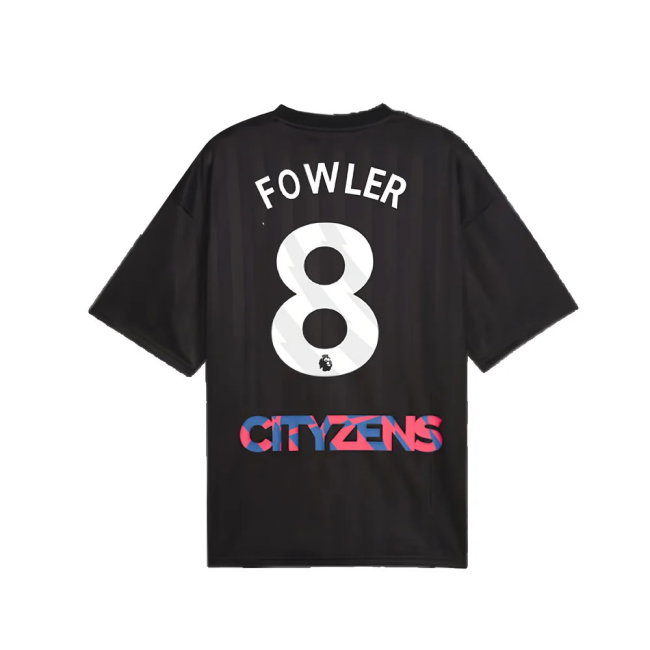 2023-2024 Man City FtblNrgy Jersey (Black) (Fowler 8)