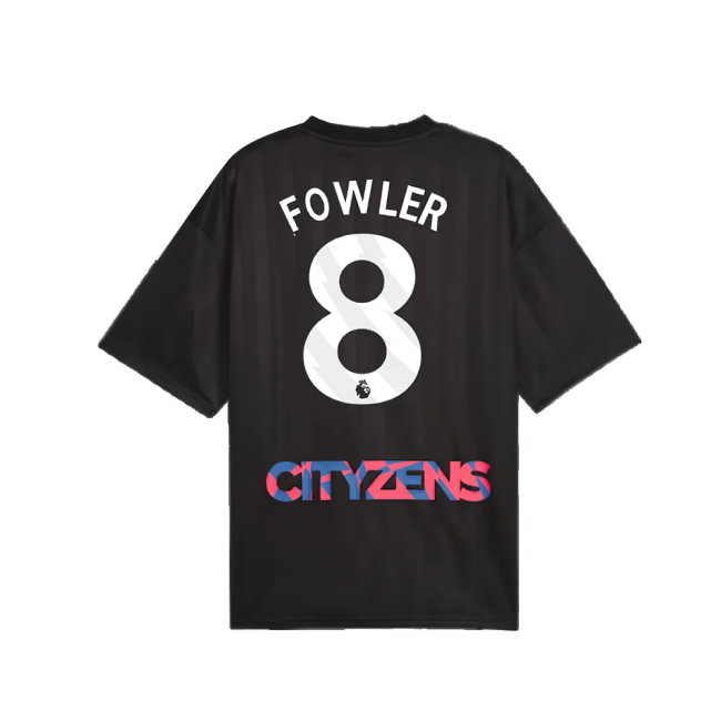 2023-2024 Man City FtblNrgy Jersey (Black) (Fowler 8)