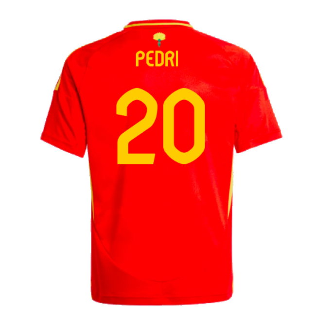 2024-2025 Spain Home Shirt (Kids) (Pedri 20)