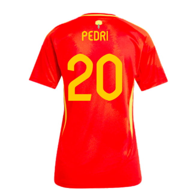 2024-2025 Spain Home Shirt (Ladies) (Pedri 20)