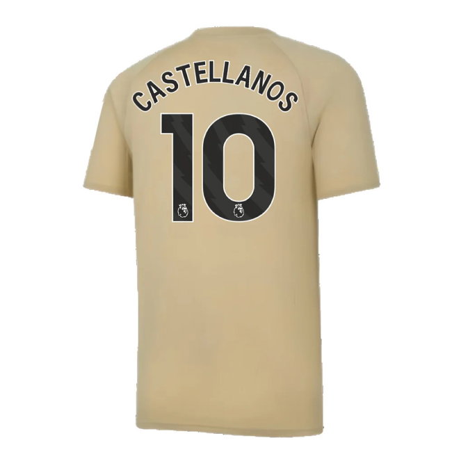 2023-2024 Man City Prematch SS Jersey (Granola) (Castellanos 10)