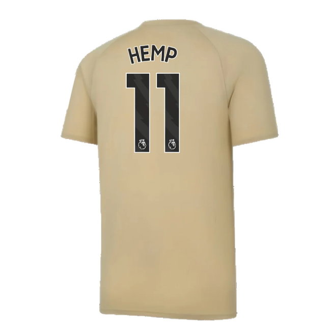 2023-2024 Man City Prematch SS Jersey (Granola) (Hemp 11)