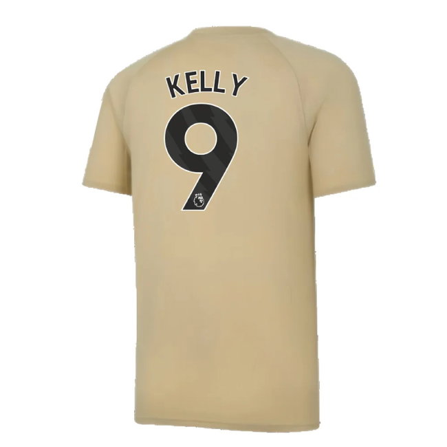 2023-2024 Man City Prematch SS Jersey (Granola) (Kelly 9)