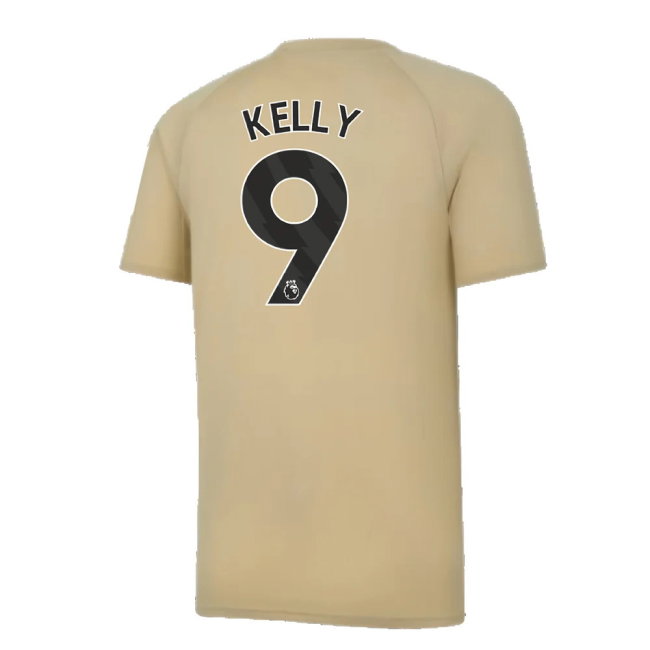 2023-2024 Man City Prematch SS Jersey (Granola) - Kids (Kelly 9)