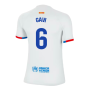 2023-2024 Barcelona Away Shirt (Ladies) (Gavi 6)