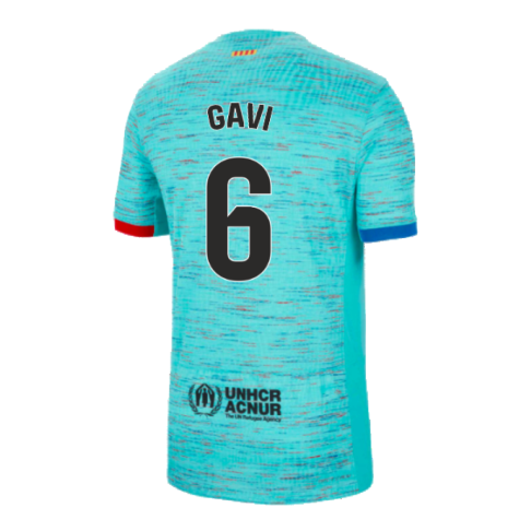 2023-2024 Barcelona Authentic Third Shirt (Gavi 6)