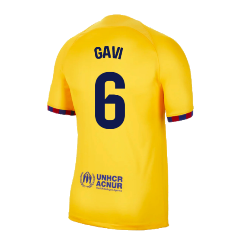 2023-2024 Barcelona Fourth Shirt (Gavi 6)
